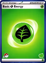 Basic Grass Energy (Blue Border) — card price