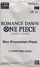Box Promotion Pack, Romance Dawn — One Piece card price