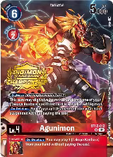 Agunimon (Championship 2023 Tamers Pack) (BT12-012 U) — card price