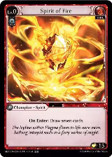 Spirit of Fire (001) — card price