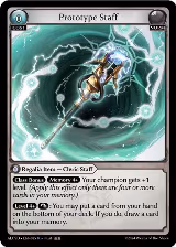 Prototype Staff (025), Alchemical Revolution Starter Decks — Grand Archive card price