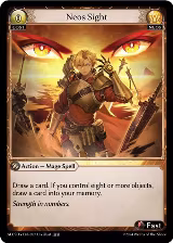 Neos Sight (097), Alchemical Revolution Starter Decks — Grand Archive card price