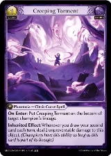 Creeping Torment (104), Alchemical Revolution Starter Decks — Grand Archive card price