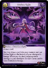 Umbra Sight (106), Alchemical Revolution Starter Decks — Grand Archive card price