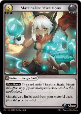 Materialize Munitions (034), Promotional Cards — Grand Archive card price