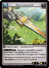Worn Gearblade (018) — card price