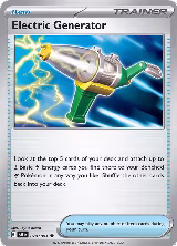Electric Generator (079/091) — card price