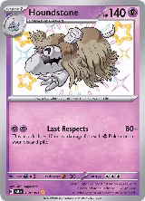 Houndstone - 168/091 (168/091), Paldean Fates — Pokémon card price