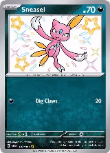 Sneasel (182/091), Paldean Fates — Pokémon card price