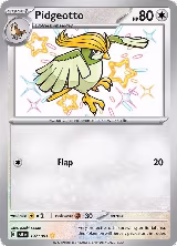 Pidgeotto (197/091), Paldean Fates — Pokémon card price
