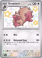 Greedent (206/091), Paldean Fates — Pokémon card price