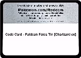 Code Card - Paldean Fates Tin [Charizard ex] — card price
