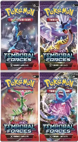 Temporal Forces Booster Pack Art Bundle [Set of 4], Temporal Forces — Pokémon card price