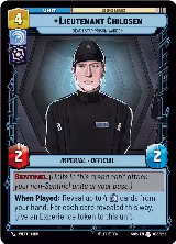 Lieutenant Childsen - Death Star Prison Warden (035/252) — card price