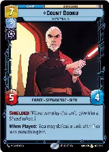 Count Dooku - Darth Tyranus (038/252), Spark of Rebellion — Star Wars card price