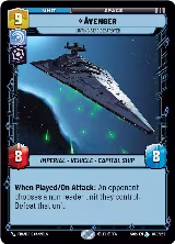 Avenger - Hunting Star Destroyer (040/252), Spark of Rebellion — Star Wars card price