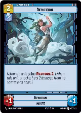 Devotion (070/252), Spark of Rebellion — Star Wars card price