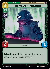 Superlaser Technician (083/252), Spark of Rebellion — Star Wars card price