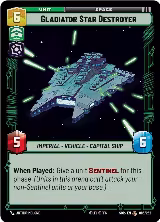 Gladiator Star Destroyer (086/252) — card price