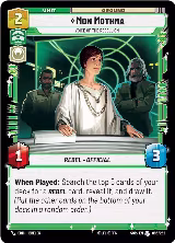 Mon Mothma - Voice of the Rebellion (096/252) — card price