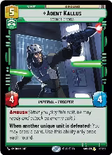 Agent Kallus - Seeking the Rebels (115/252), Spark of Rebellion — Star Wars card price