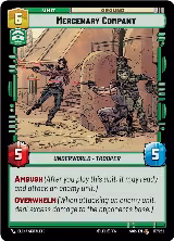 Mercenary Company (117/252), Spark of Rebellion — Star Wars card price