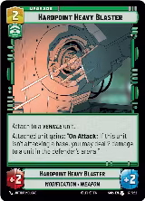 Hardpoint Heavy Blaster (121/252) — card price