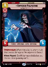 Emperor Palpatine - Master of the Dark Side (135/252) — card price