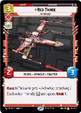 Red Three - Unstoppable (144/252), Spark of Rebellion — Star Wars card price