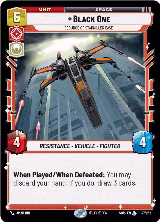 Black One - Scourge of Starkiller Base (147/252), Spark of Rebellion — Star Wars card price