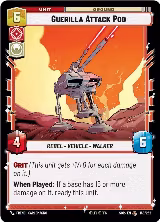 Guerilla Attack Pod (148/252) — card price