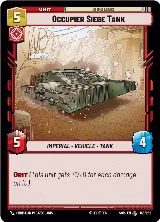 Occupier Siege Tank (165/252) — card price