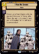 I Had No Choice (187/252) — card price
