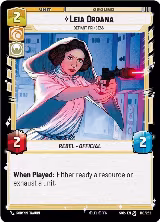 Leia Organa - Defiant Princess (189/252), Spark of Rebellion — Star Wars card price