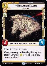 Millennium Falcon - Piece of Junk (193/252), Spark of Rebellion — Star Wars card price