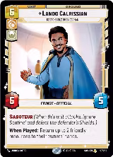 Lando Calrissian - Responsible Businessman (197/252) — card price