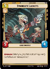 Syndicate Lackeys (213/252) — card price