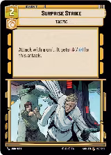 Surprise Strike (220/252), Spark of Rebellion — Star Wars card price