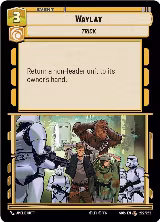 Waylay (222/252), Spark of Rebellion — Star Wars card price