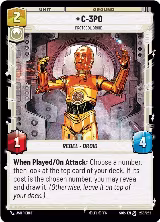C-3PO - Protocol Droid (238/252), Spark of Rebellion — Star Wars card price