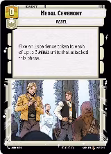 Medal Ceremony (245/252), Spark of Rebellion — Star Wars card price