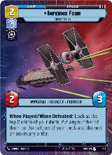 Inferno Four - Unforgetting (Hyperspace) (297) — card price
