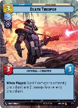 Death Trooper (Hyperspace) (299), Spark of Rebellion — Star Wars card price
