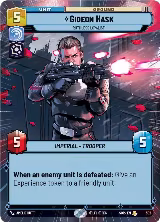 Gideon Hask - Ruthless Loyalist (Hyperspace) (302) — card price