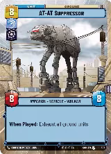 AT-AT Suppressor (Hyperspace) (305) — card price