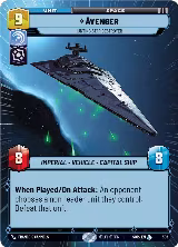 Avenger - Hunting Star Destroyer (Hyperspace) (306), Spark of Rebellion — Star Wars card price