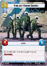 Vigilant Honor Guards (Hyperspace) (314) — card price