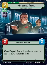 General Tagge - Concerned Commander (Hyperspace) (345) — card price