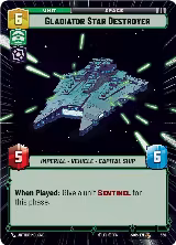 Gladiator Star Destroyer (Hyperspace) (350) — card price