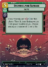 Overwhelming Barrage (Hyperspace) (356) — card price